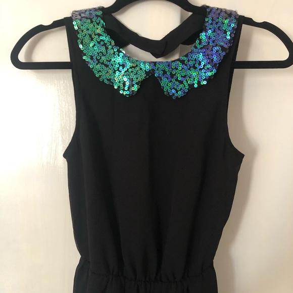 NWT BCBGeneration sequin peter pan collar dress - Picture 2 of 8